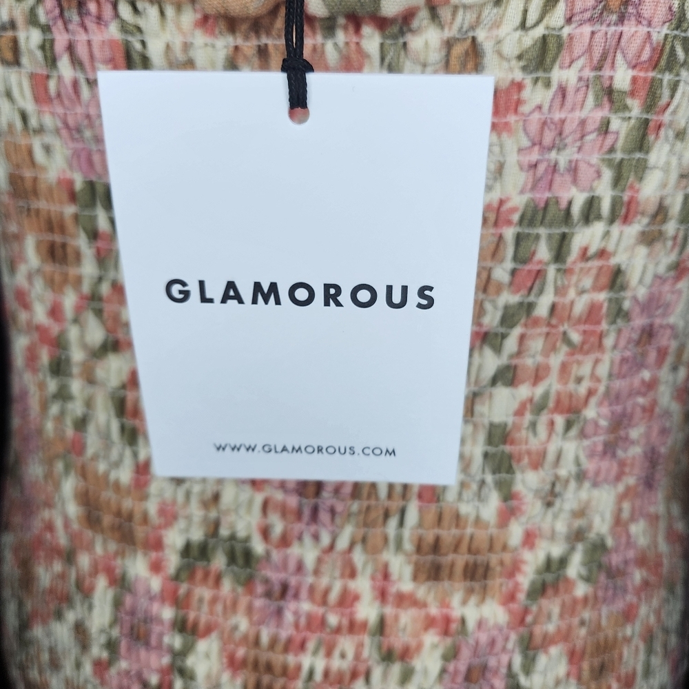 ๐๏ธ GLAMOROUS Floral Linen Vintage Mini - 10 - Picture 12 of 14
